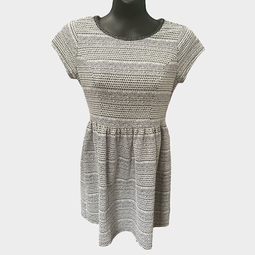 Rewind women’s dress black and white size M